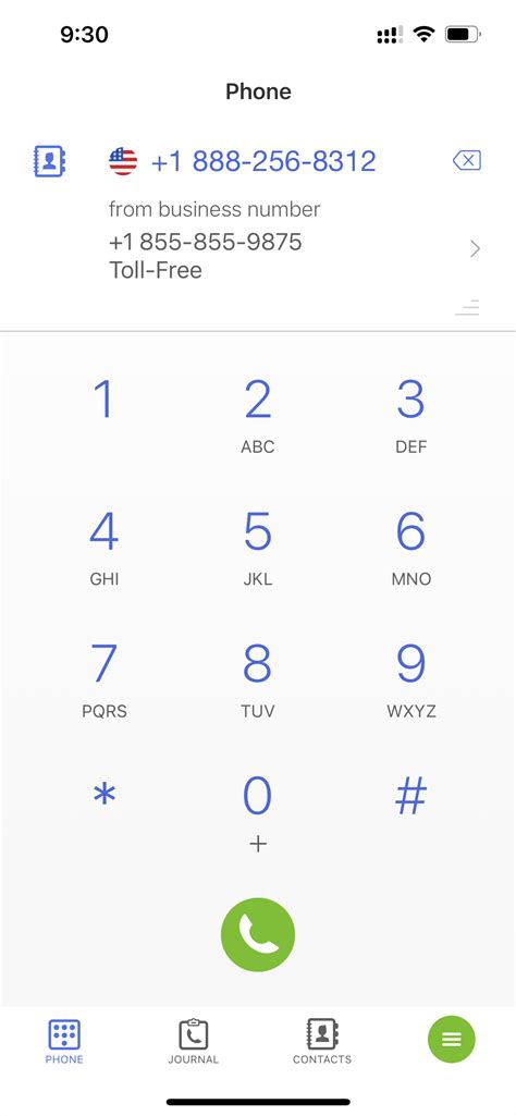 Calling a toll free number from abroad .